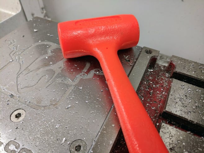 CNC workbench tools dead blow hammer